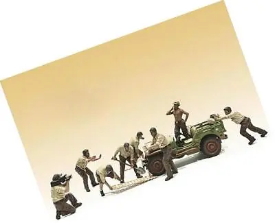 4X4 Mechanic 8 Piece Figure Set For 1/18 Scale Models By American Diorama • $103.52