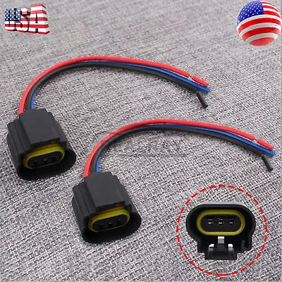 $7.95 • Buy 9003 To 9008 Bulb HID Headlight Conversion Adapter Harness H13 To H4 Pigtail X 2