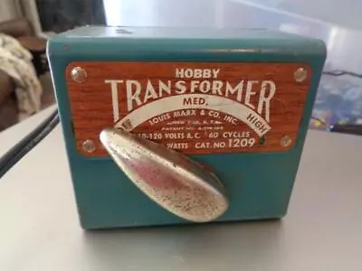 Marx O Scale Train Railroad Hobby Transformer • $9.99