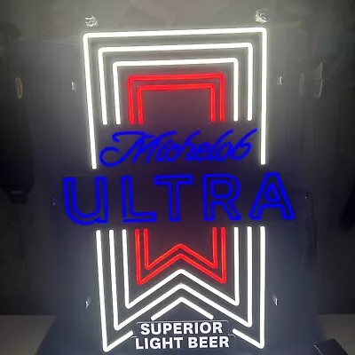 New In Box Michelob Ultra Beer Flashing Light Up Led Sign  Bright Big Motion • $329.95