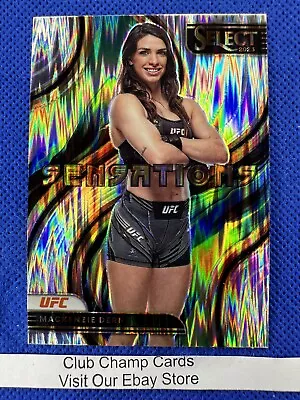 2023 #18 Mackenzie Dern Panini Select UFC Sensations Flash Prizm • $3.97