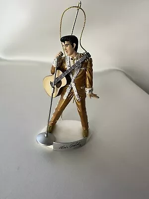 2002 Trevco Collectible Elvis Presley Christmas Ornament Gold Lame Suit • $12.97