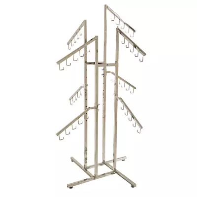 £89 • Buy Professional Chrome Handbag Purse Display Rack With 8 Waterfall Strong Arms