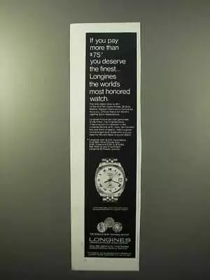 £16.43 • Buy 1969 Longines Ultra-Chron #8002 Watch Ad - If You Pay