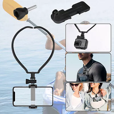Harness NeckHead Chest Mount Holder Accessories For GoPro Hero 10 9 8 7 6 9 Max • $9.98