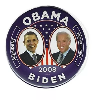 100 Buttons  President Obama- VIce President Biden 2008  3  (1.4/8.B.2) • $19.50