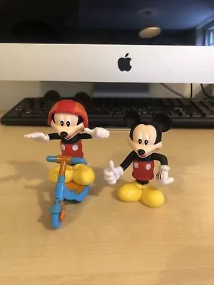 Extremely Rare Disney Mickey Mouse Scooter Toy With Replacement Mickey • £14.65