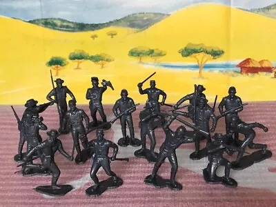 Marx Recast 54 Mm Fort Apache Cavalry Playset Reissue 16 Figures • $29.50