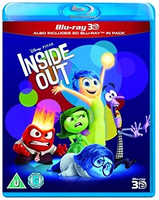 Inside Out [Blu-ray 3D + Blu-ray] - DVD  R6VG The Cheap Fast Free Post • £3.49