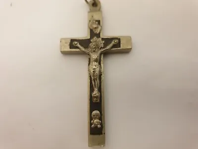 Antique Vintage Cross Crucifixes Pendant Skull Memento Mori Very Rare ! (No.Ю33 • $31