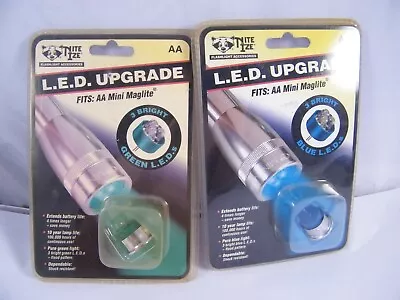 Nite Ize Blue & Green Led Upgrade For Aa Mini  Maglite Part # Rb-07-28 Rb-07-03 • $29