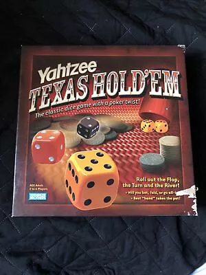 Yahtzee Texas Hold'Em Poker Dice Game Parker Brothers New • $10