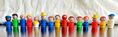 Vintage Fisher Price Little People Figures - Lot Of 15 • $15.50
