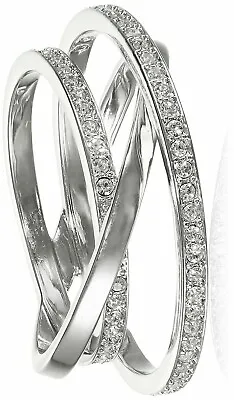 $117.88 • Buy Swarovski Crystal | Spiral Ring ✪new✪ 5095310 Rare 60 Retired 9 Cute Mini Rhs Us