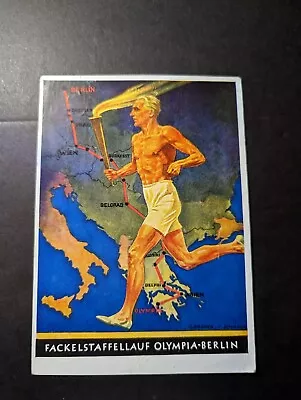 1936 Germany Berlin Olympics Postcard Cover Berlin To Hildenburg • $150