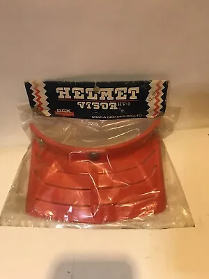 Ogk Bmx Racing Helmet Visor Orange Vintage New Old Stock Japan • $99