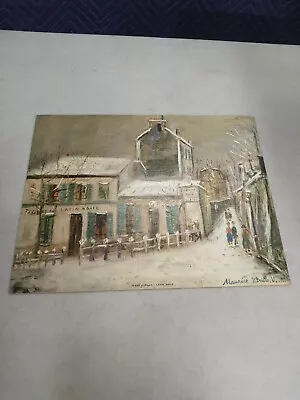 Maurice Utrillo's Painting High Quality Print  Lapin Agile” 13” X 9” • $29.99