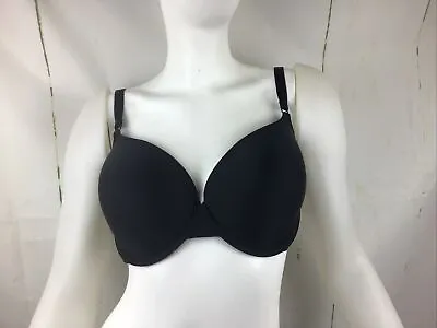 Victoria’s Secret Black Demi/Demi-Buste W/Convertable Straps Bra Sz. 38DD • $13.49