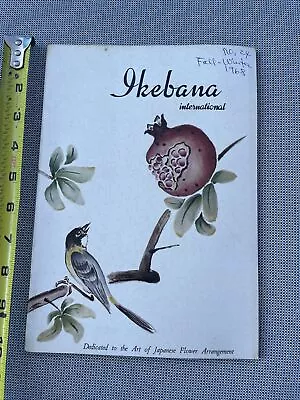 VTG Ikebana International ~ Japanese Flower Arrangements ~No 24 Ex Kennedy 1968 • $25