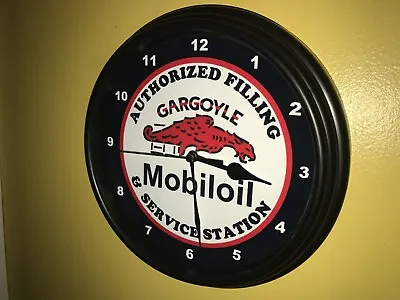 Mobil Gargoyle Gas Oil Service Station Garage Mechanic Advertising Sign • $37.99