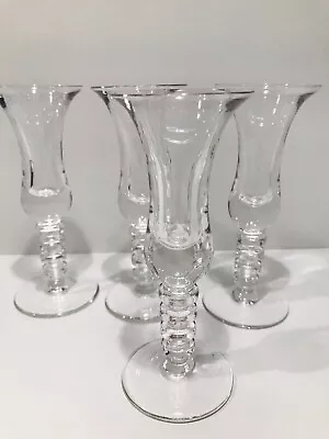 Vintage LENOX Crystal Set Of 4 Cordial Glasses Excellent Condition  • $65