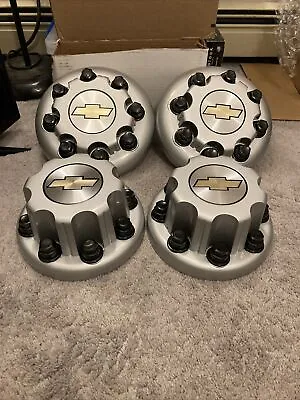 Chevy 3500 Dually Center Caps 8 Lug On 6.5  Set Of 4 New Takeoffs 2wd • $149.99