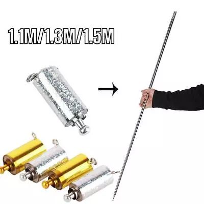 Magic Pocket Metal Stick Telescopic Rod Wand Pocket Staff Trick Toys Magic Cane • £7.55