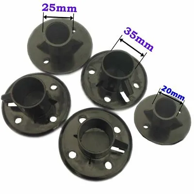 £3.99 • Buy Gazebo Feet Tent Replacement Foot Base Plates Spare Parts 20, 25 & 35mm In Black