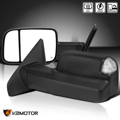 Fits 2002-2008 Dodge Ram 1500 03-09 2500 3500 Power Heat+LED Signal Tow Mirrors • $129.38