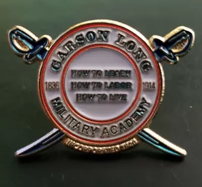 Carson Long Military Academy - Lapel Pin - NEW OLD STOCK - SEE ALL PHOTOS • $15.99