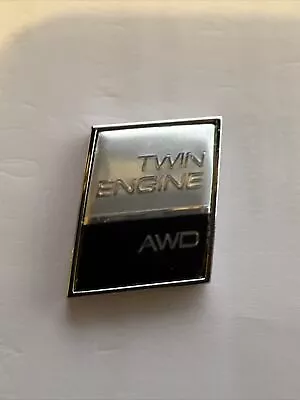 Twin Engine AWD Badge Emblem Chrome D5 T6 T8 XC90 V60 S80 D4 D3. Volvo Saab • $9.96