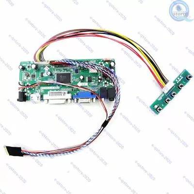 Lvds LCD Driver Convert Board Diy Monitor Kit For B101aw02 V.0 V0/HSD101PFW4-A00 • $23.44