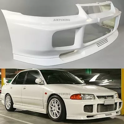 Front Bumper Spoiler Add On Valance Kit With Lip (Fits Mitsubishi Evolution 3) • $349