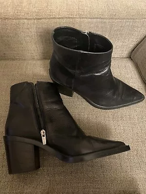 Vince Camuto Womens Rinvalla Boot Black Leather Size 9 M • $40