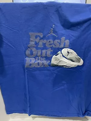 Nike Vintage Air Jordan 5 Fresh Out The Box T-shirt Size L • $36