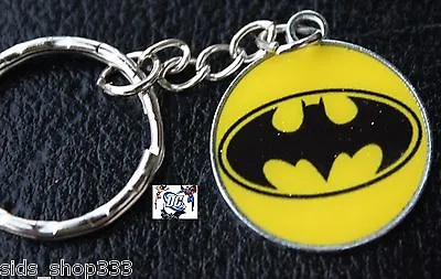 DC Comics BATMAN LOGO Justice League Movie Metal PC Key Chain Cosplay Gift • $4.80