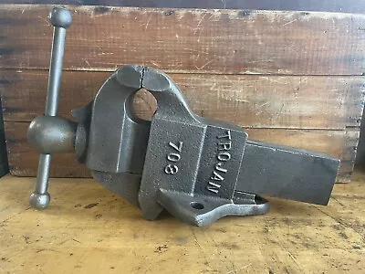 Trojan 703 Bench Vise Vice Charles Parker • $38