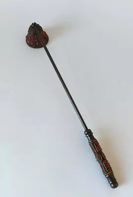 Candle Snuffer With Long Handle With Red Jewels • £6.99