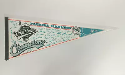 RARE NEW 1997 Florida Marlins World Series Champions Autograph WinCraft Pennant • $10.79