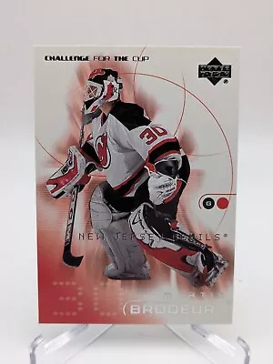 💥 Martin Brodeur NEW JERSEY DEVILS 2001-02 Upper Deck Challenge For The Cup #50 • $1.80