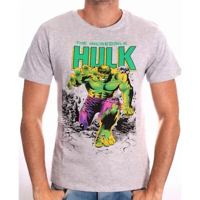 The Incredible Hulk Official Licenced Marvel T-shirt Grey  Large • £11.99