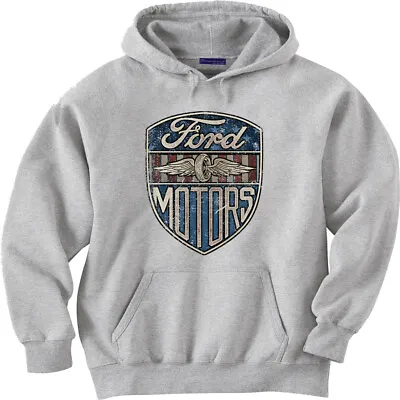 Ford Motors Sweatshirt Hoodie Mens Clothing Apparel Gifts Ford Trucks Mustang • $36.95