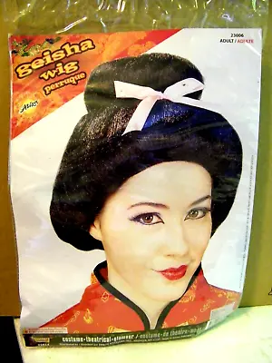 £25.80 • Buy New Asian Lady Wig Adult China Girl Wig Chinese Japanese Geisha Black Wig