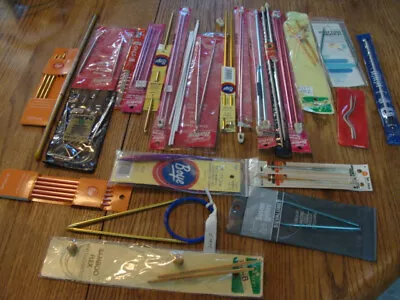 $24 • Buy Large Lot Crochet Hooks Knitting Needles Mixed Size/Brands/Diameter/Length Lot 1