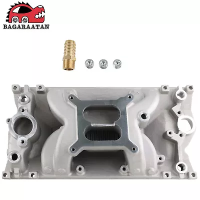 Aluminum Air Gap Intake Manifolds SBC Small Block Chevy For Vortec 305 350 96-02 • $175.99