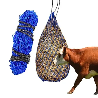 Slow Feed Hay Net Durable Horse Care Products Small Holed Hay Net Equipment • £9.40