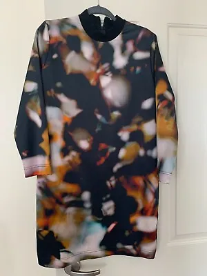 $99 • Buy Scanlan Theodore Silk Front Shift Dress, S 12, Very Good Cond, And Gorgeous
