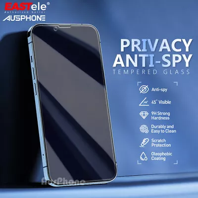 $6.95 • Buy EASTele Privacy Tempered Screen Protector Apple IPhone 14 13 12 11 Pro XS Max XR