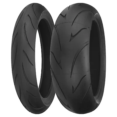 [120/70ZR18 300/35VR18] Shinko 011 Verge Motorcycle Tire Set • $372.23