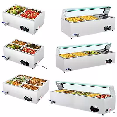 1200W Commercial Food Warmer Steam Table Countertop Buffet Server Bain Marie • $148.88